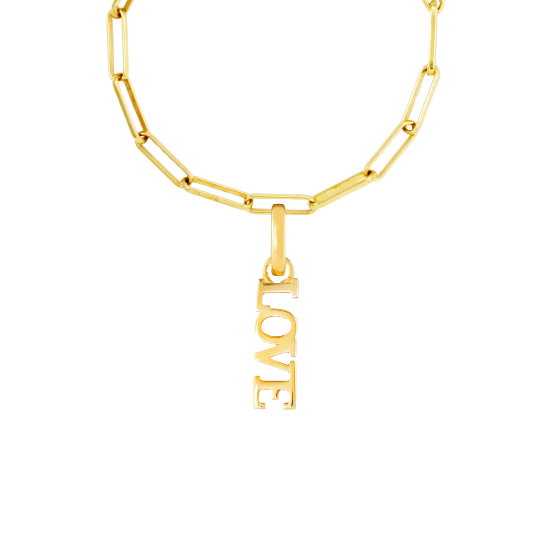 Love Gold Plated Iconic Links