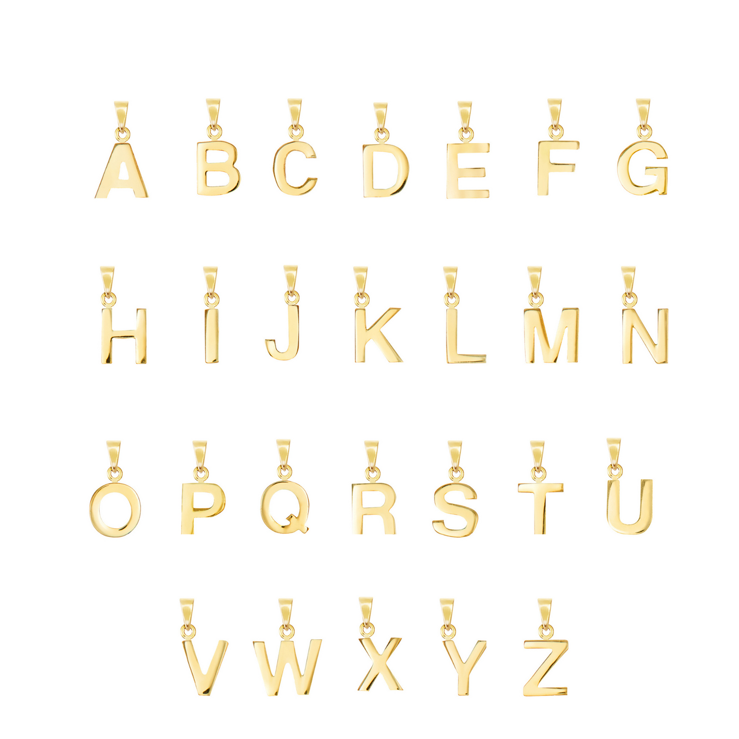 Letter Gold Necklace