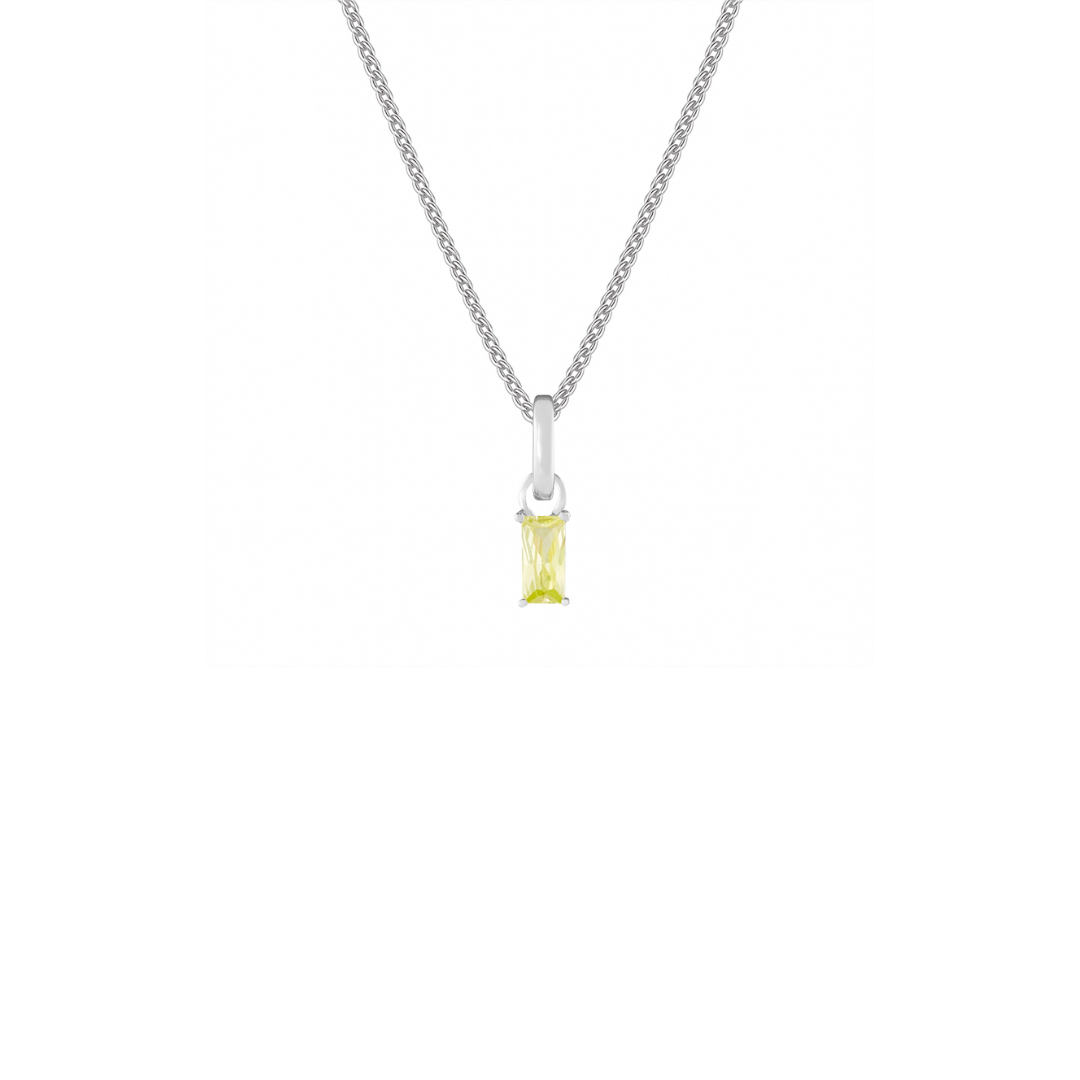 August Silver Clip Charm