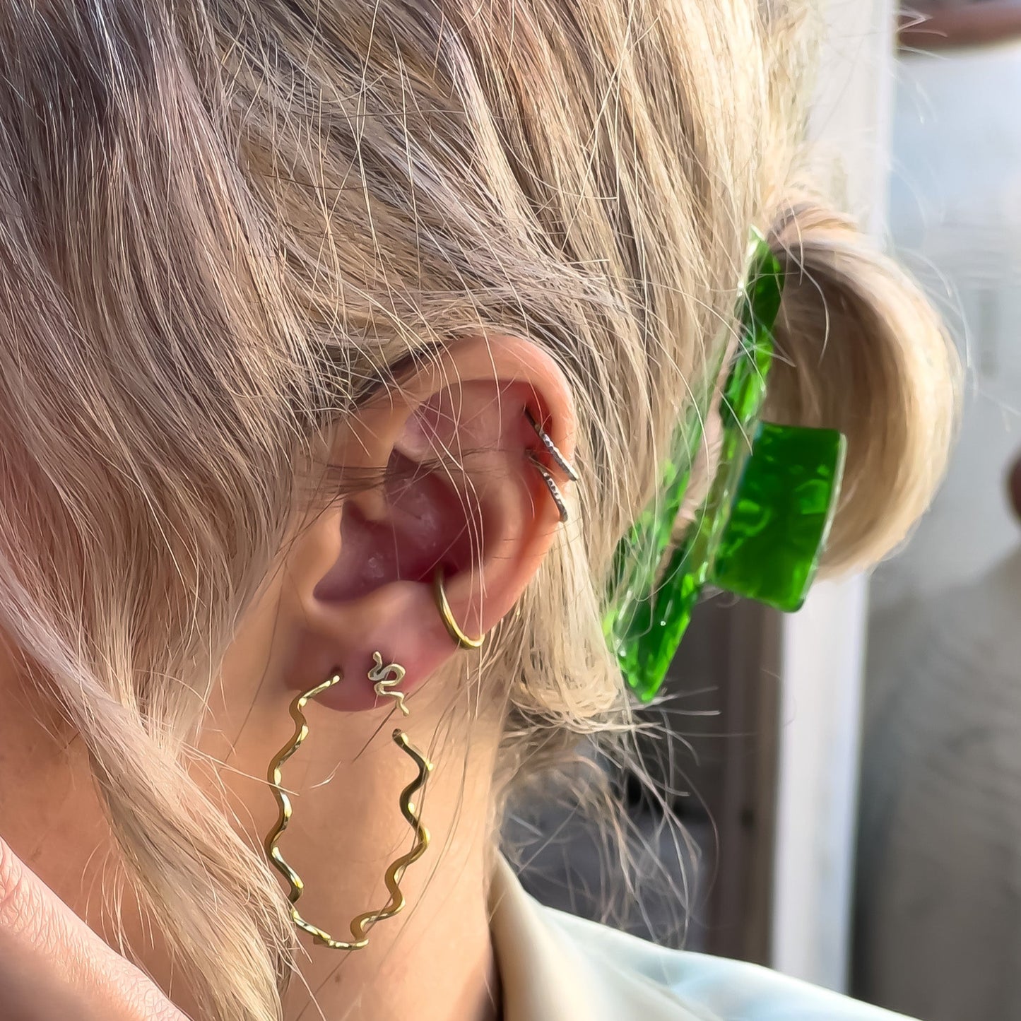 Tiny Snake Studs
