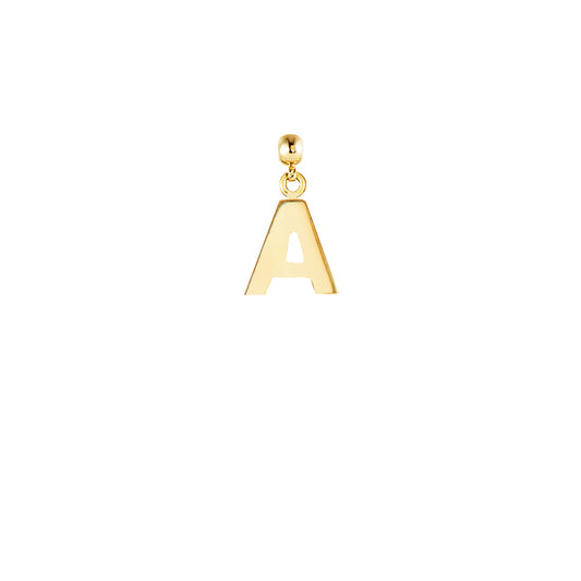 Letter Gold Plated Charms