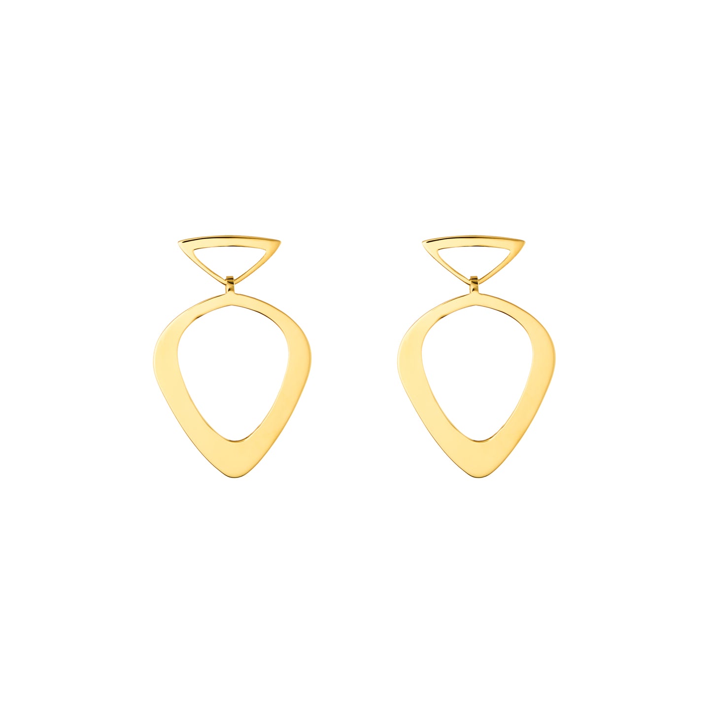 Venus Statement Gold Plated Earrings