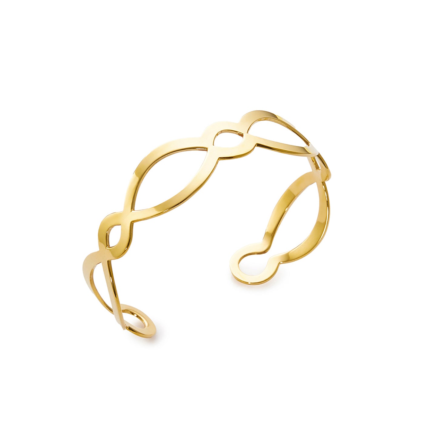 Symmetry Brass Cuff