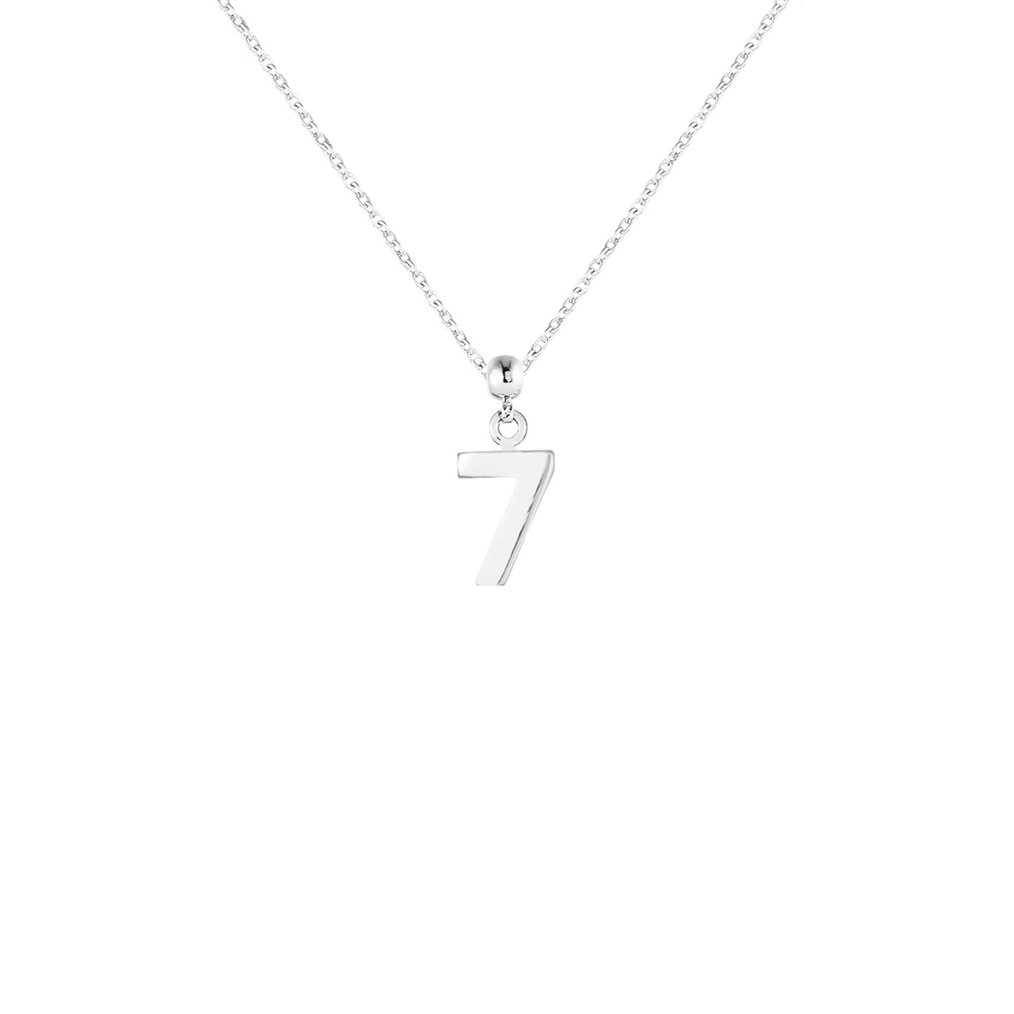 Number Silver Charms
