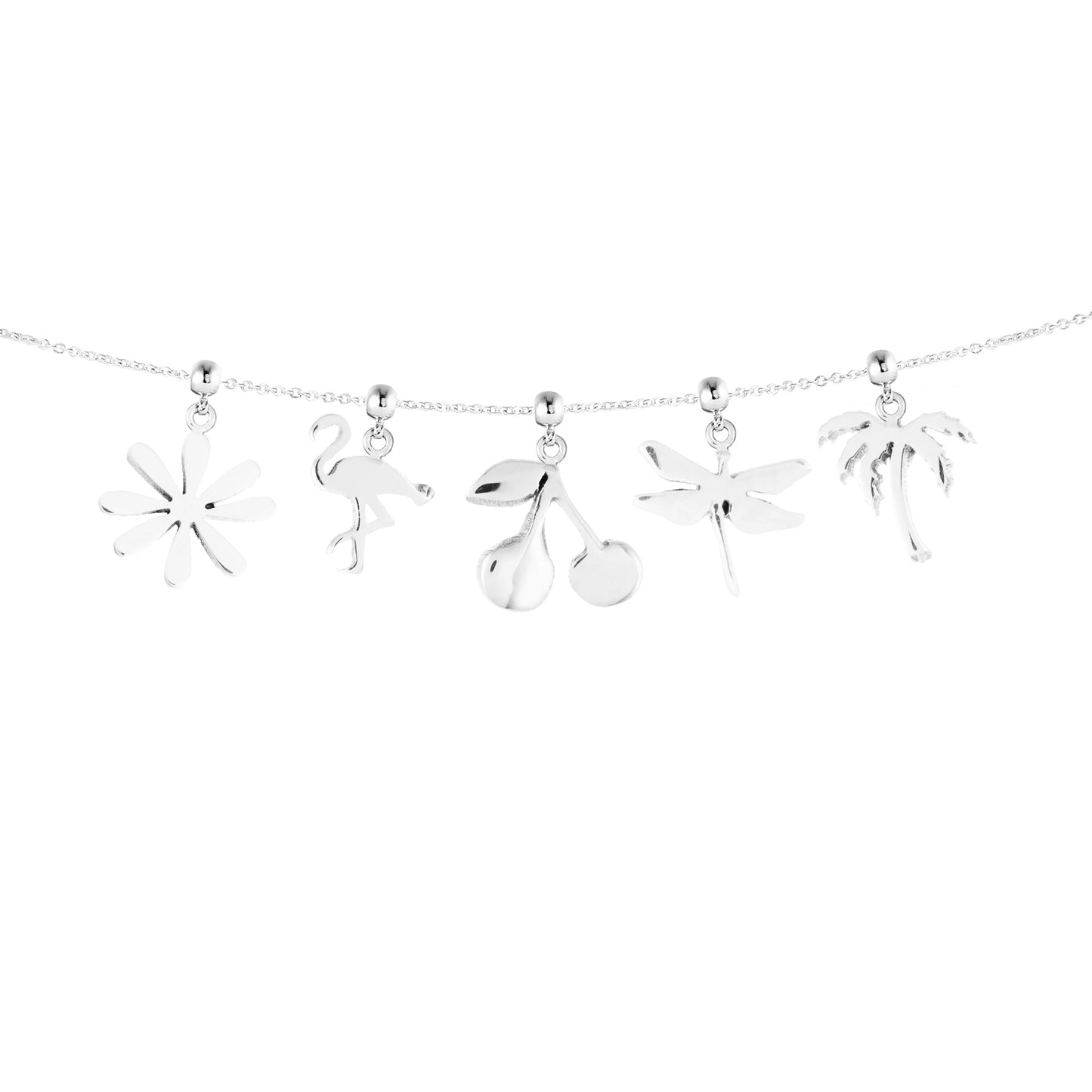 Number Silver Charms