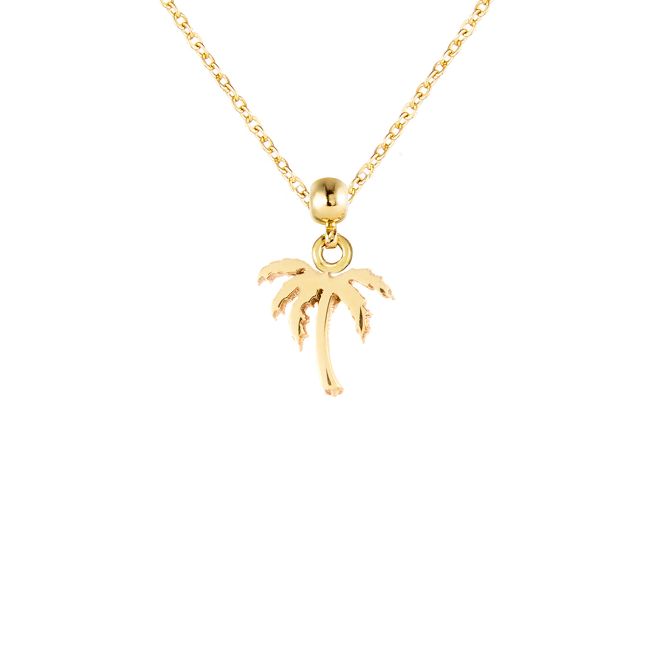 Palm Tree Gold Plated Charm