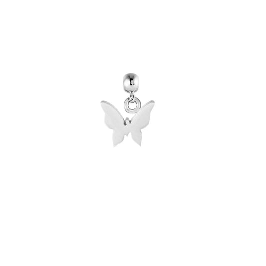 Butterfly Silver Charm
