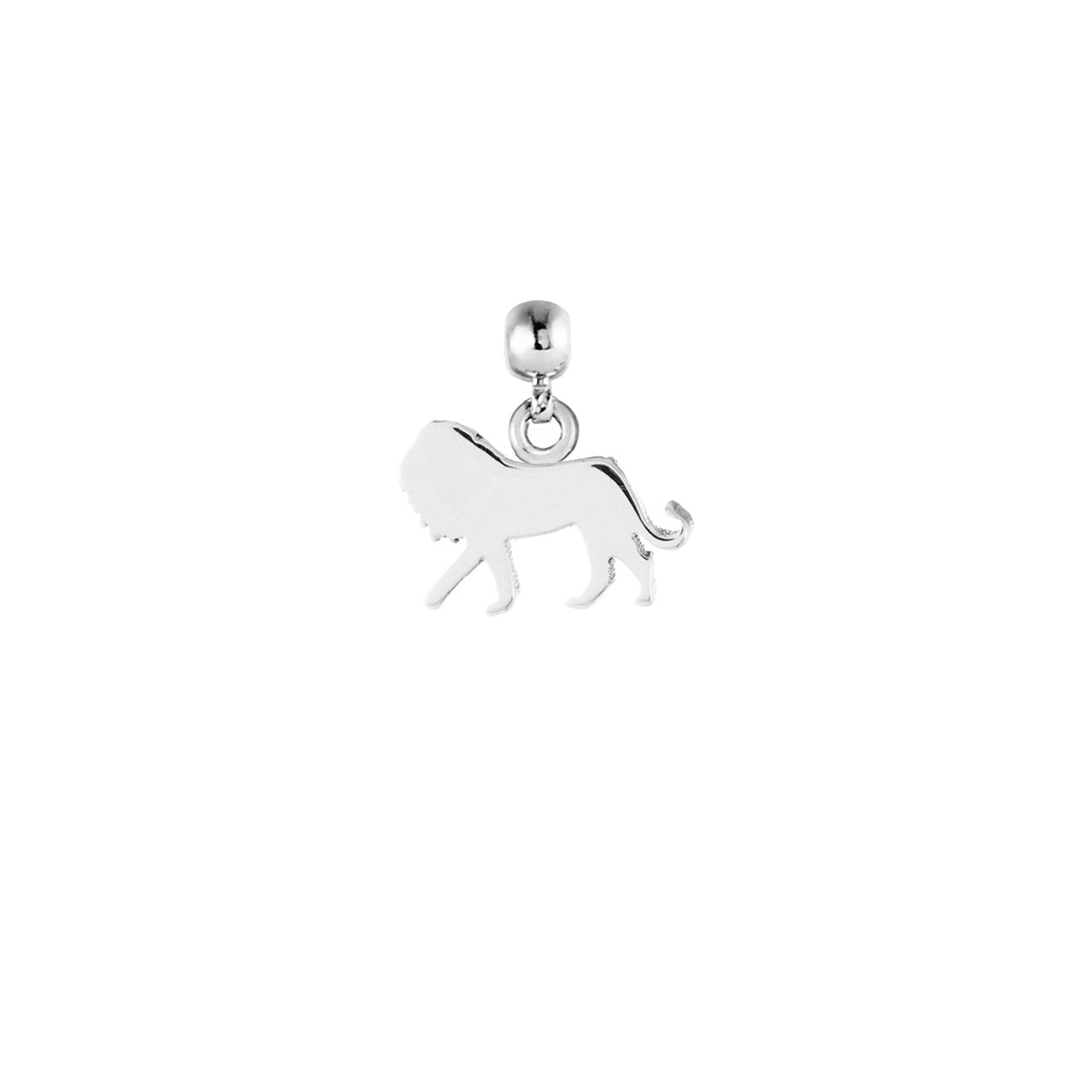 Lion Silver Charm