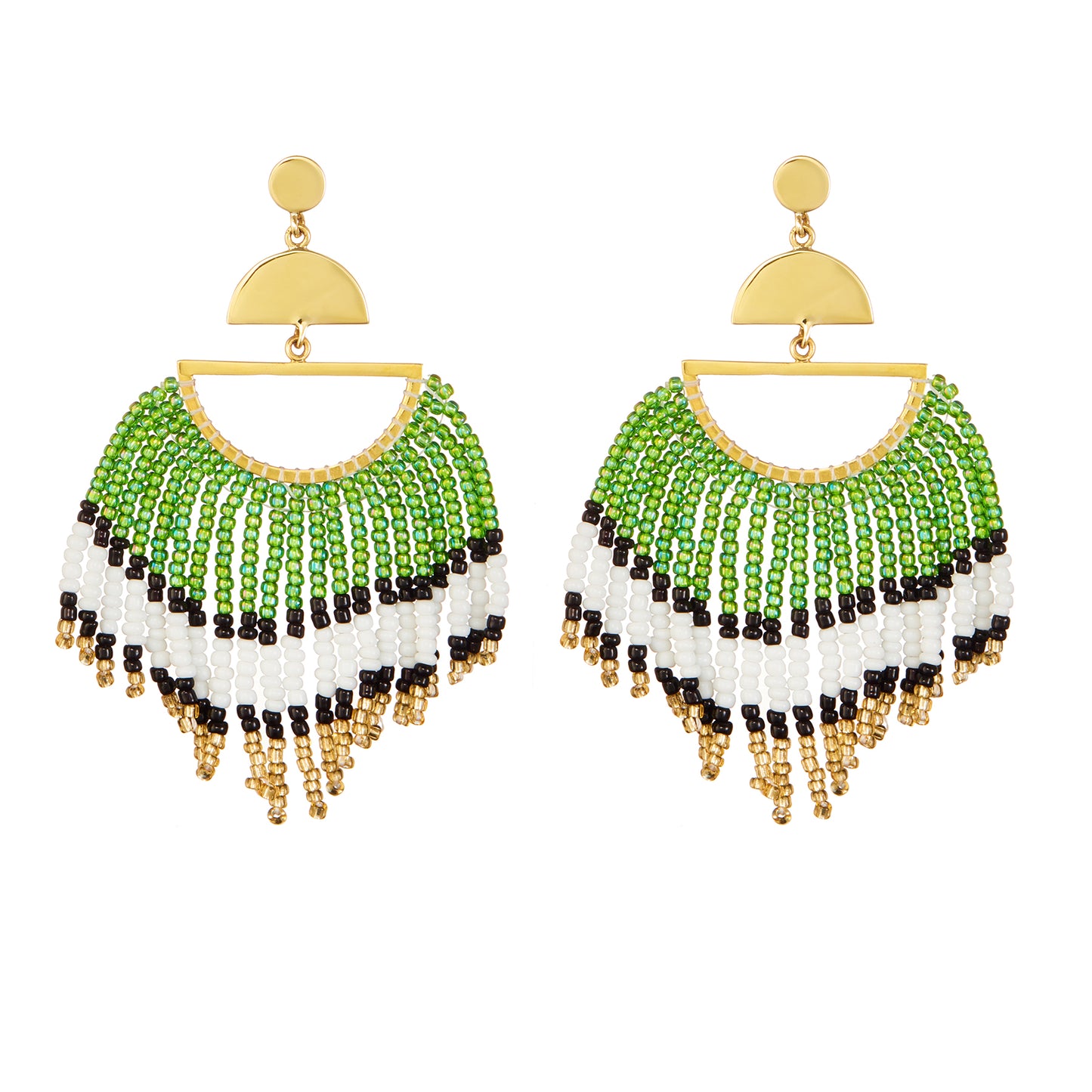 Ajani Gold Plated Statement Earrings