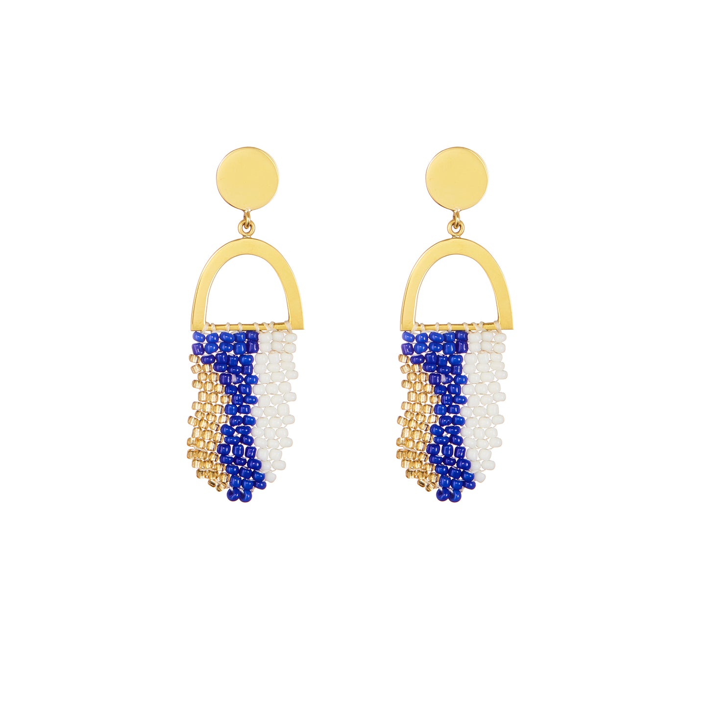 Mandla Statement Gold Plated Earrings