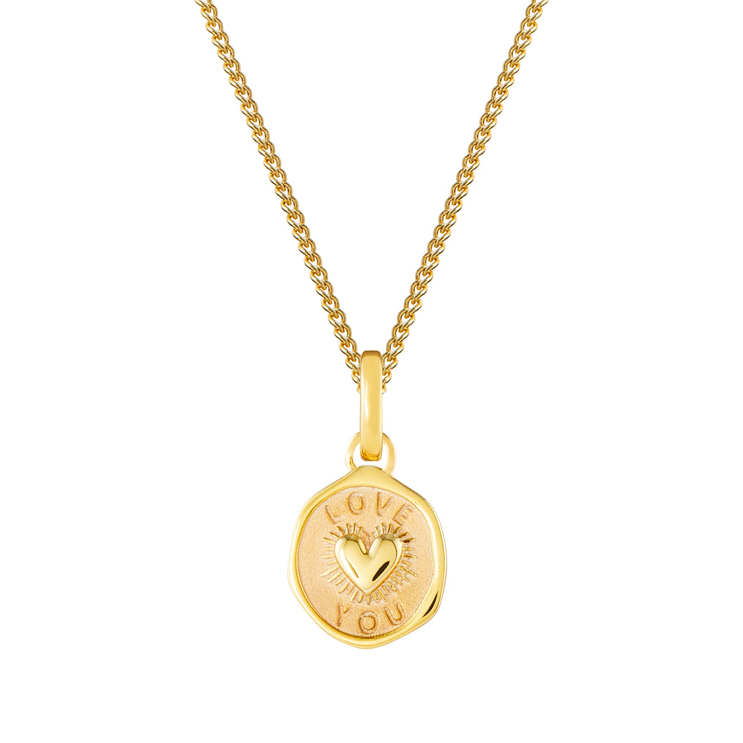 Love You Gold Plated Iconic Links