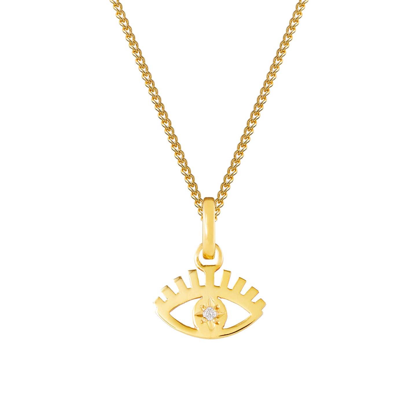 Evil Eye Gold Plated Iconic Links