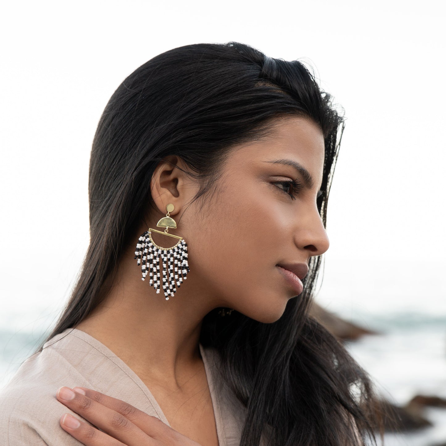 Masego Statement Gold Plated Earrings