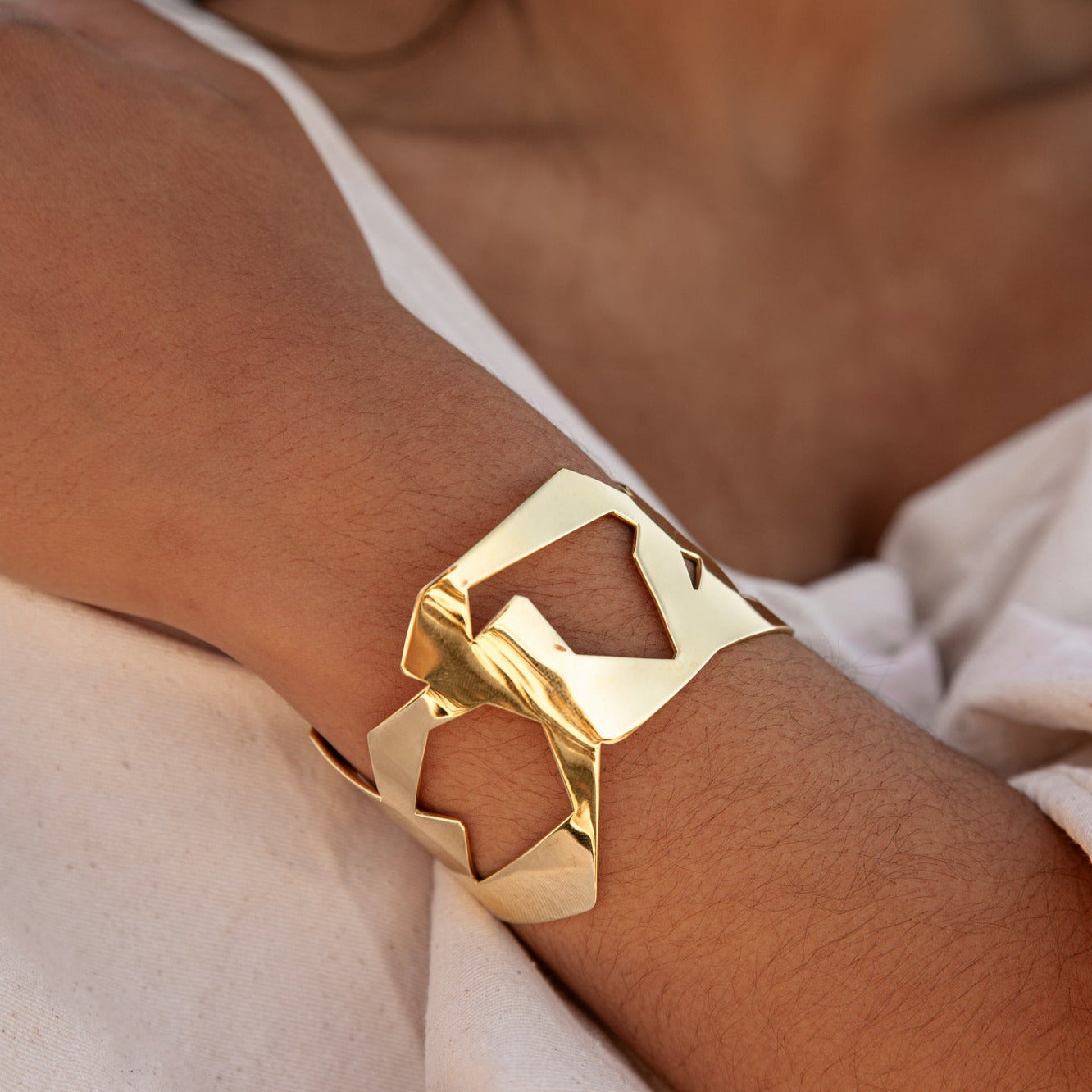 Gladiator Brass Cuff
