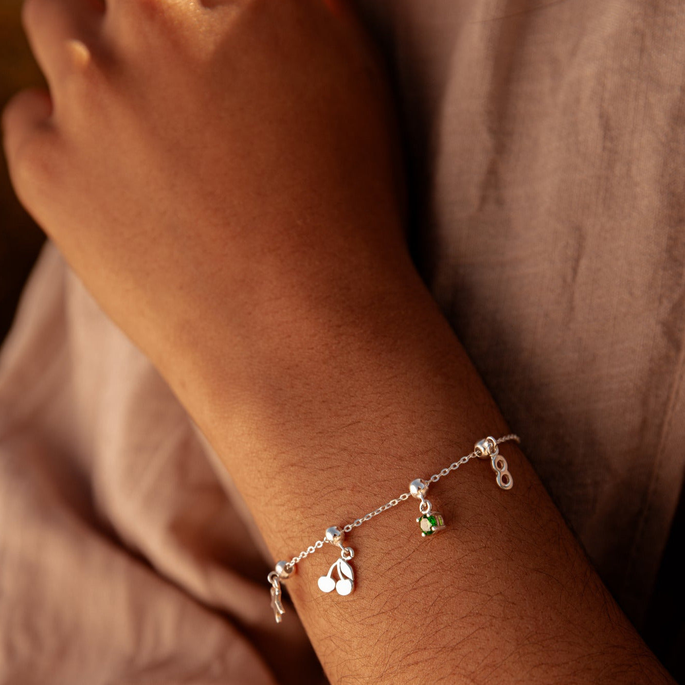 Number Silver Charms
