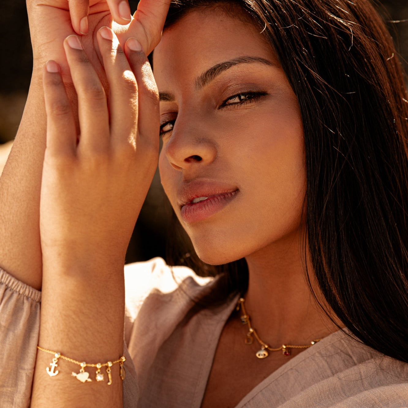 Palm Tree Gold Plated Charm