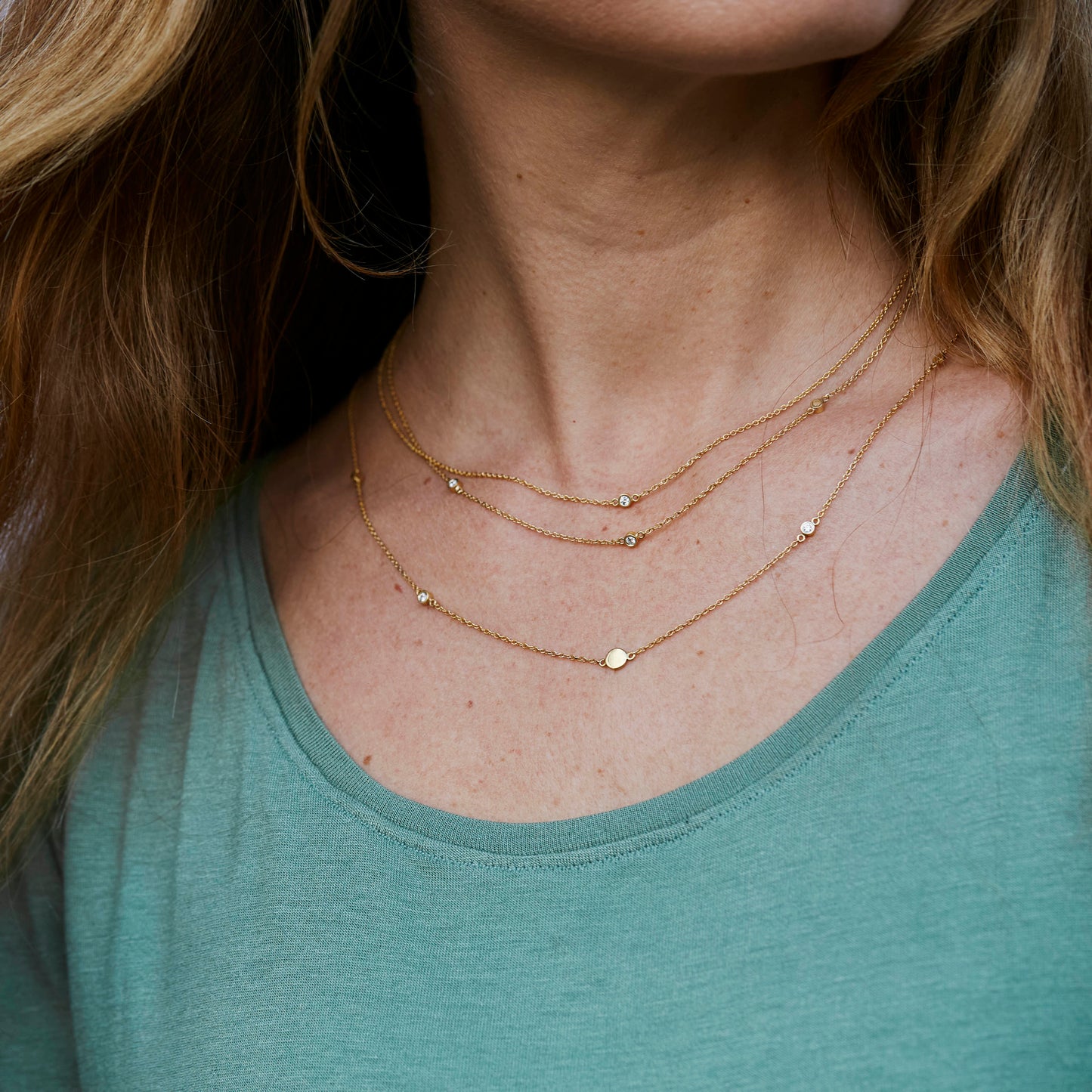 Skara Shine Silver Necklace