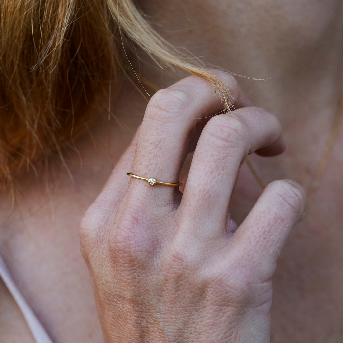 Zia Gold Ring