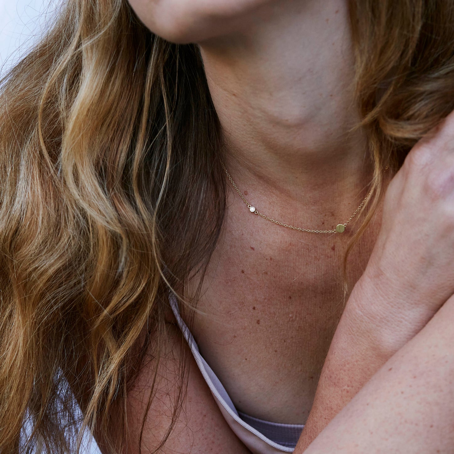 Skara Shine Silver Necklace
