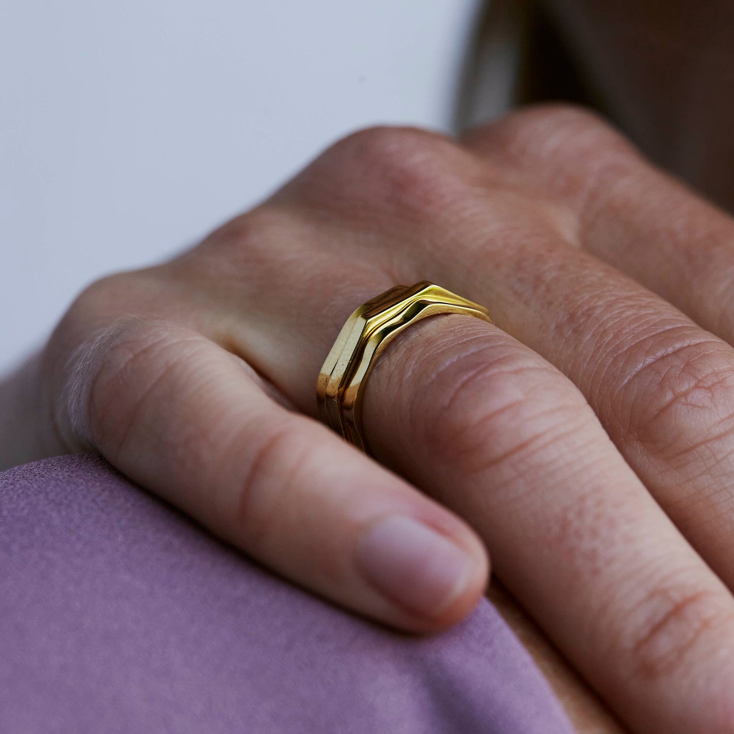 Wiggle Stack Ring