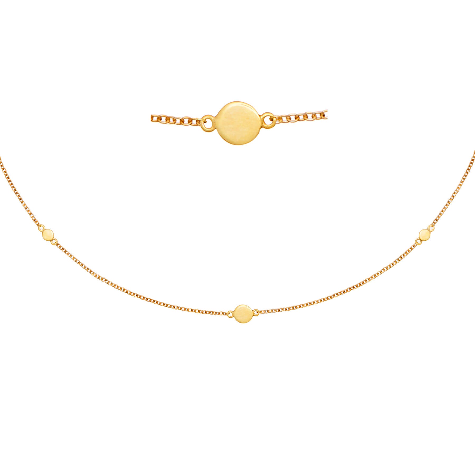 Skara Gold Necklace