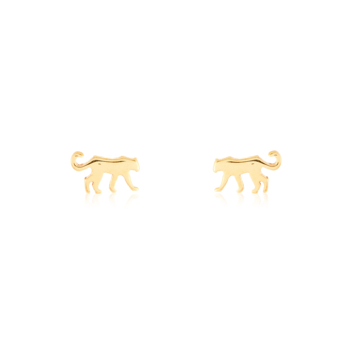 Tiny Leopard Studs