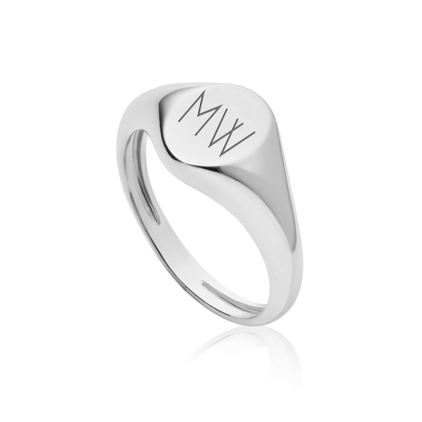 Modern Duo Signet Ring