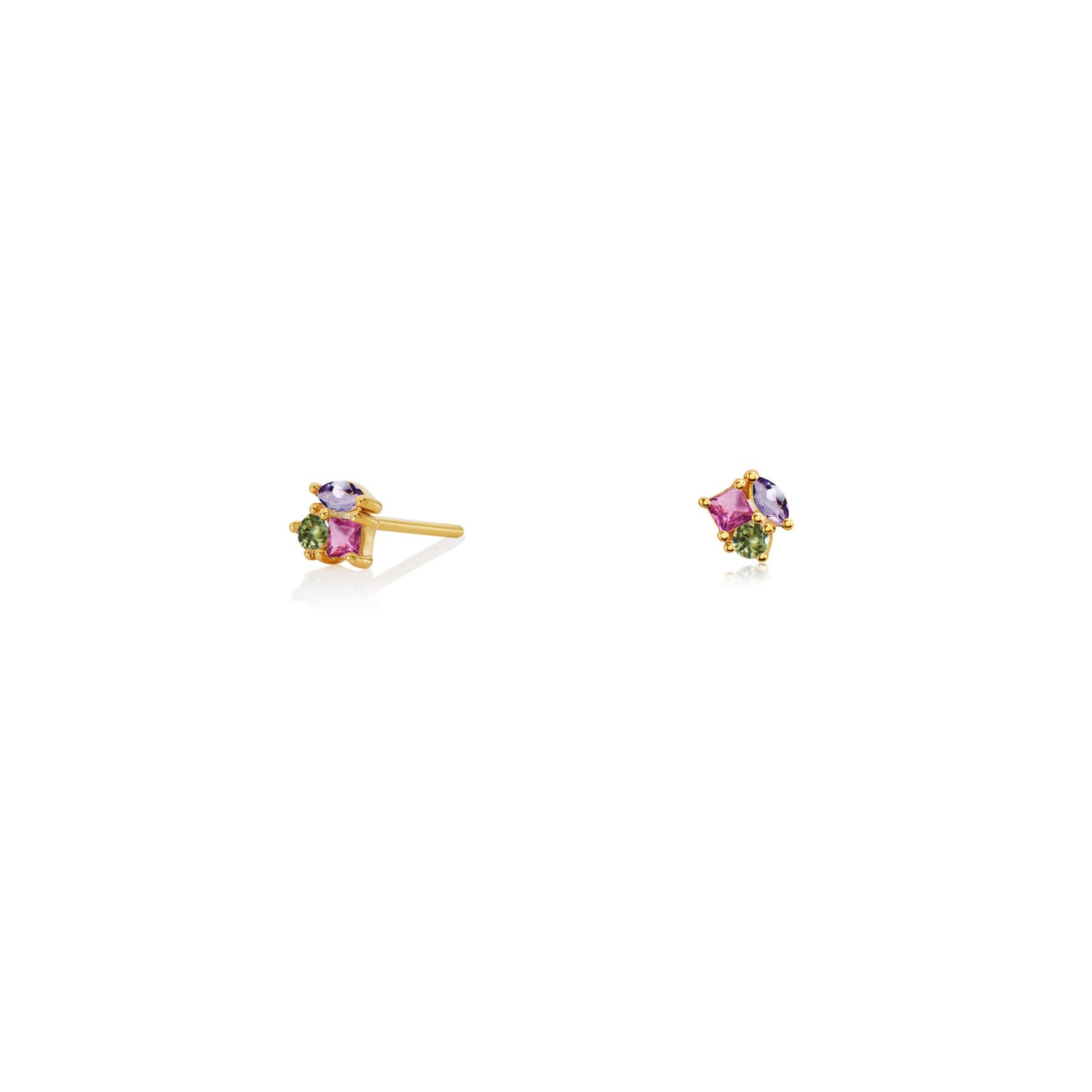 Luna Fusion Amethyst Studs