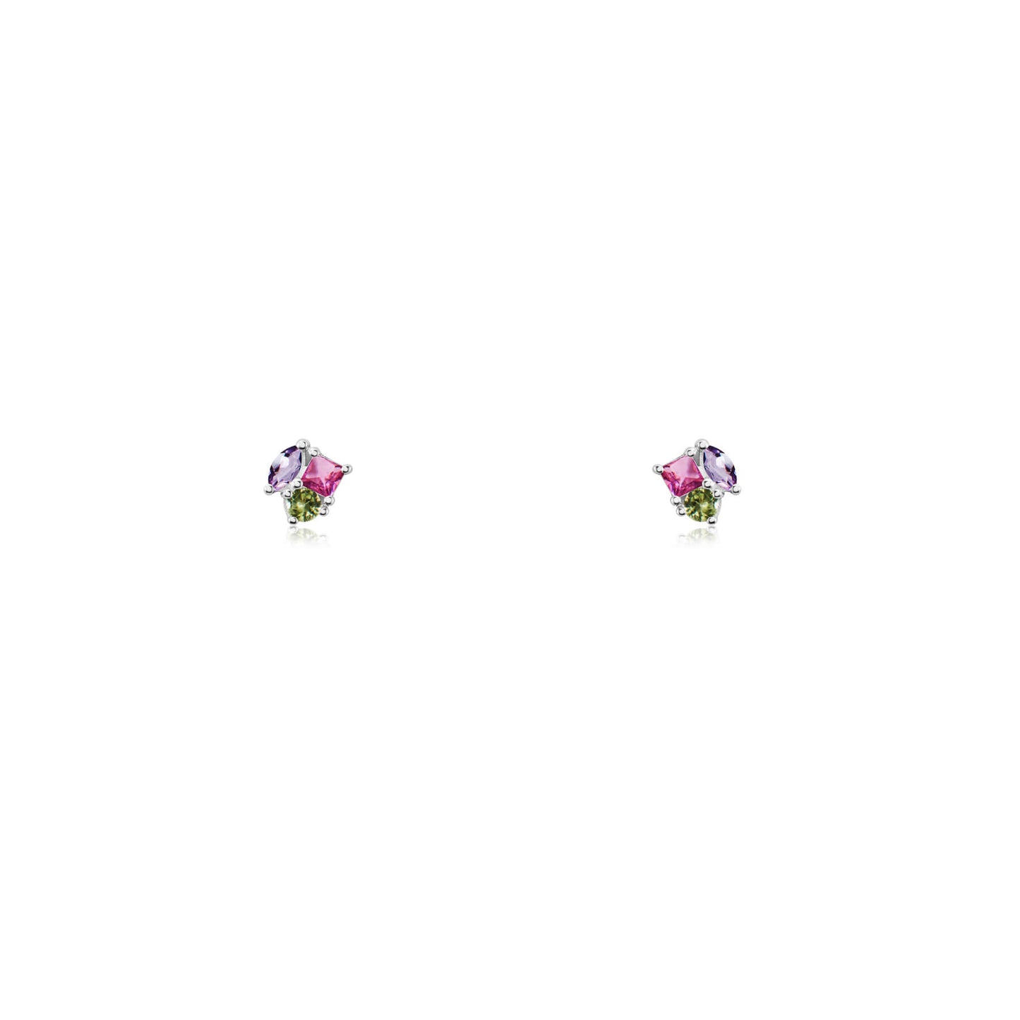 Luna Fusion Amethyst Studs