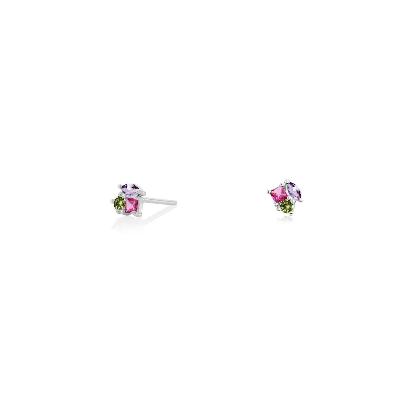 Luna Fusion Amethyst Studs
