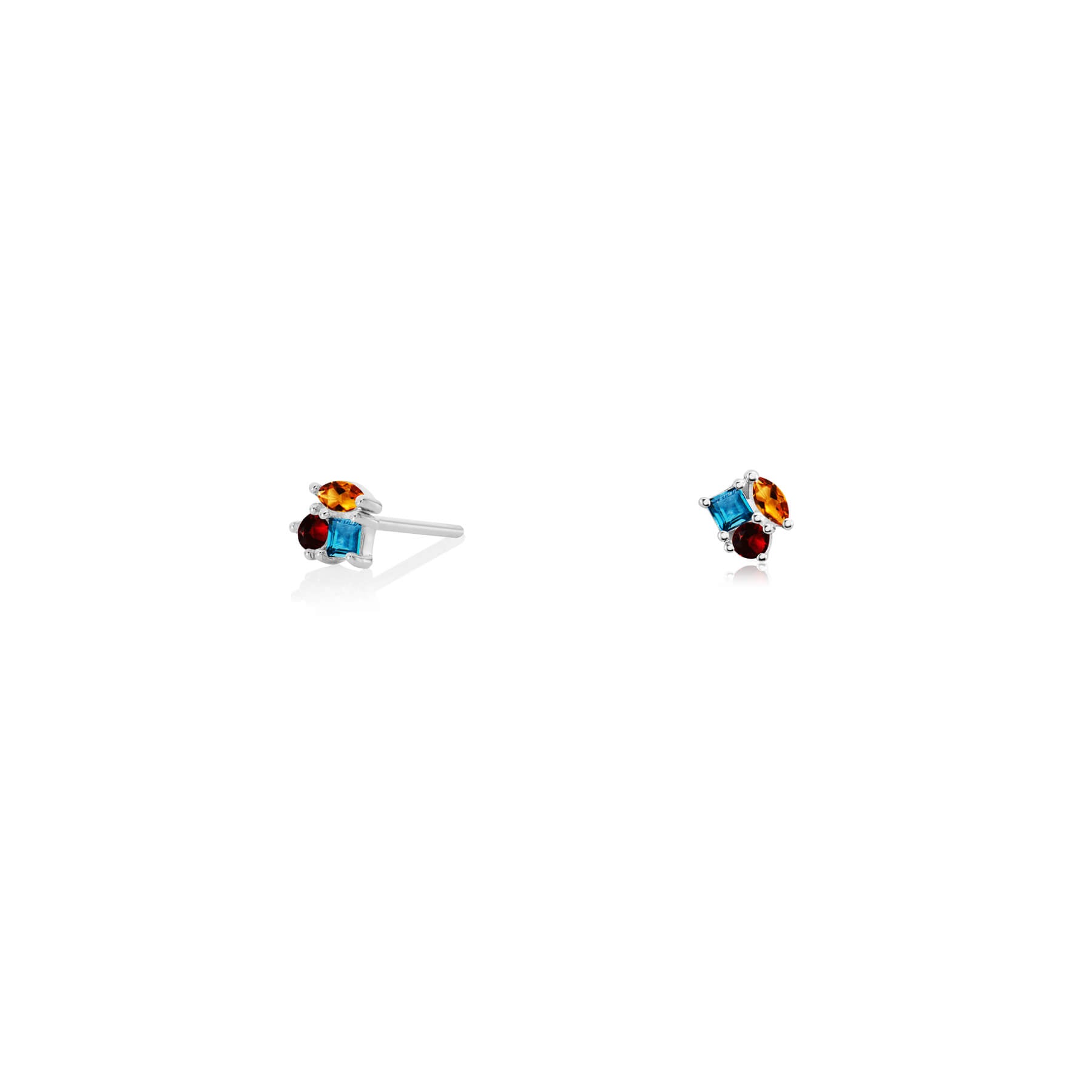 Luna Fusion Citrine Studs