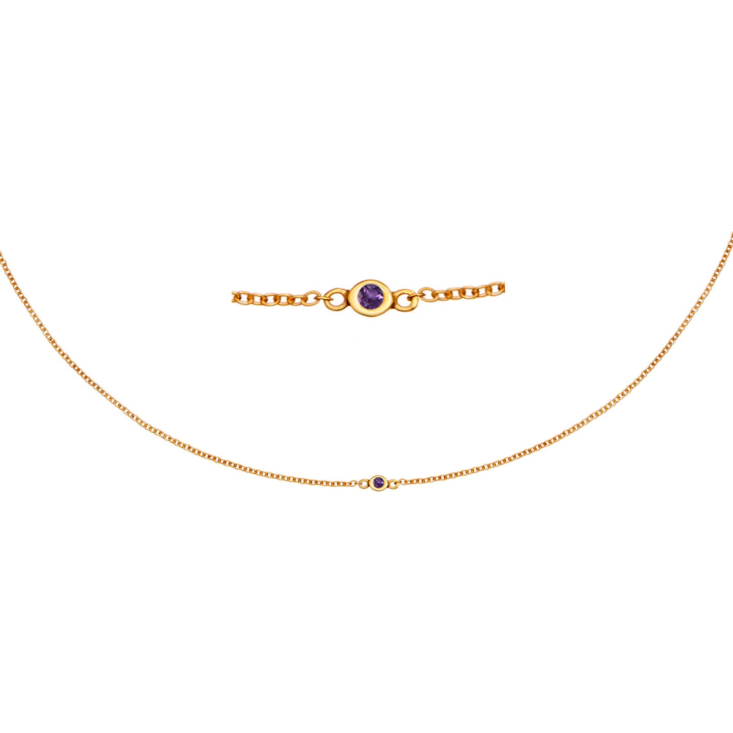 Zia Midnight Gold Necklace