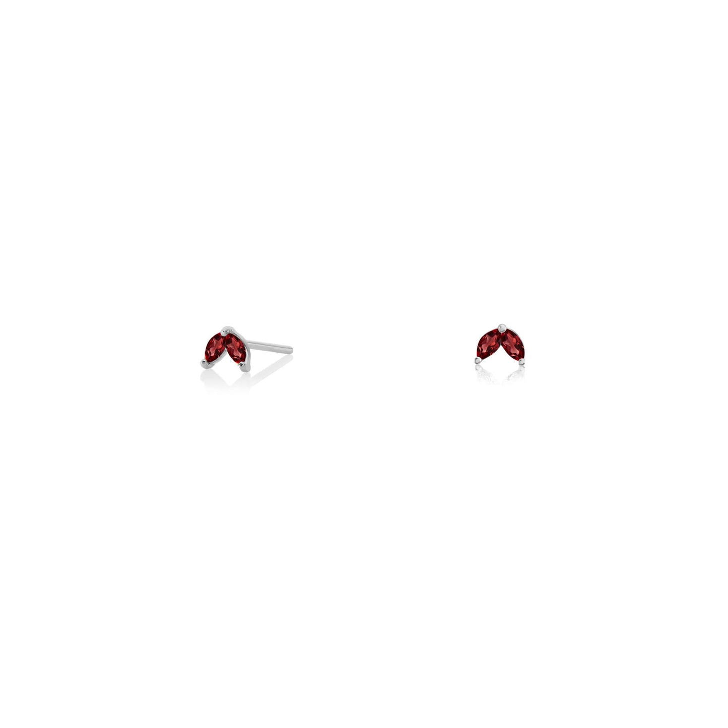 Midnight Silver Stud Earrings | Silver Stud Earrings | ORA Jewellery