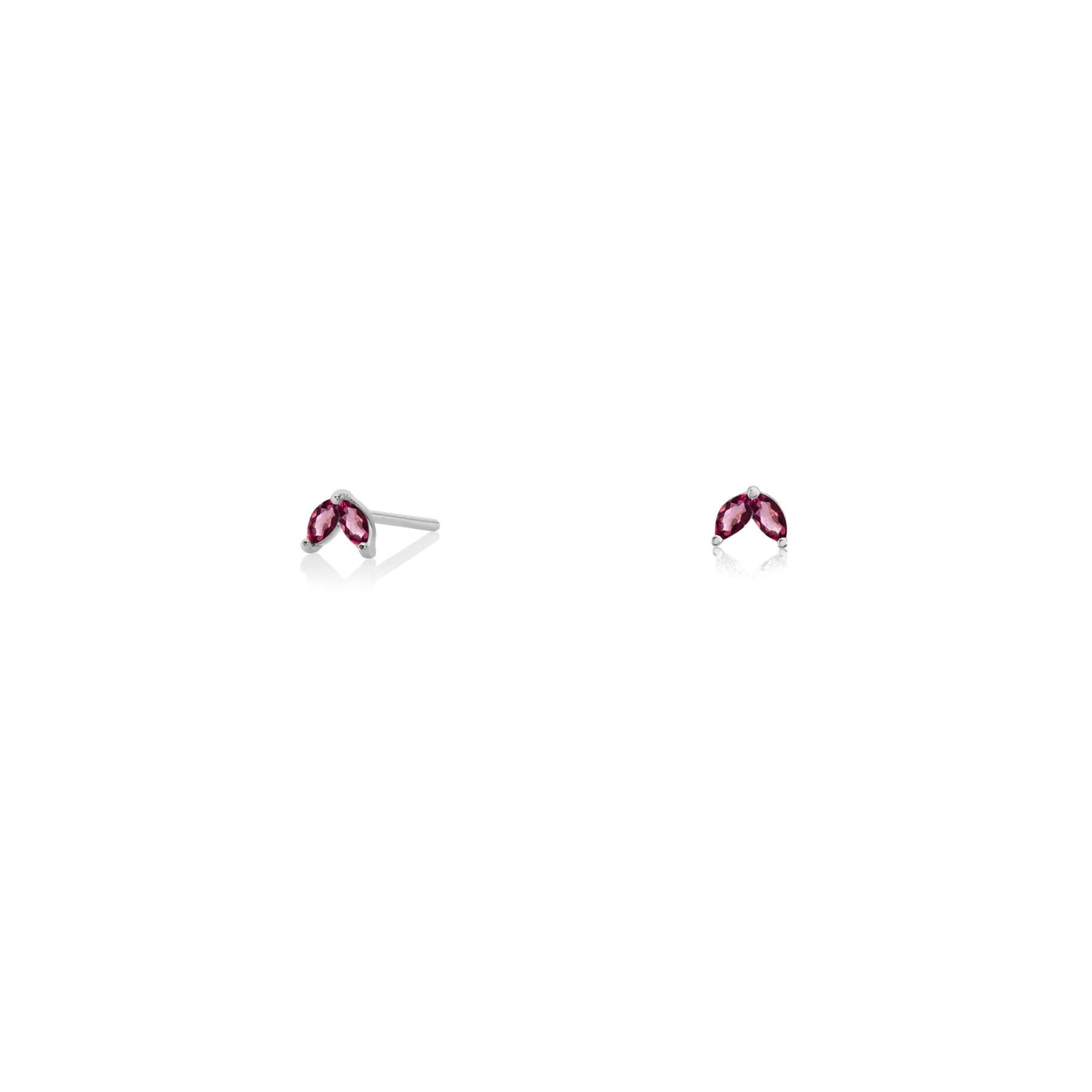 Midnight Silver Stud Earrings | Silver Stud Earrings | ORA Jewellery