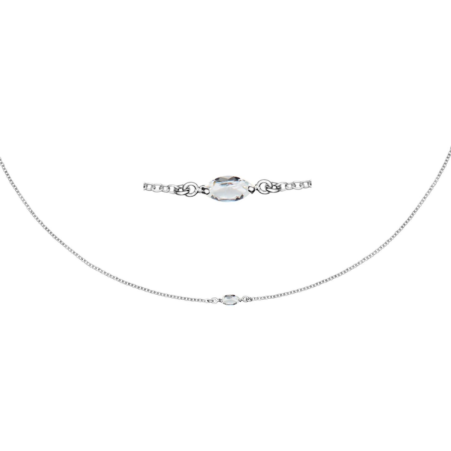 Maya Shine Silver Necklace