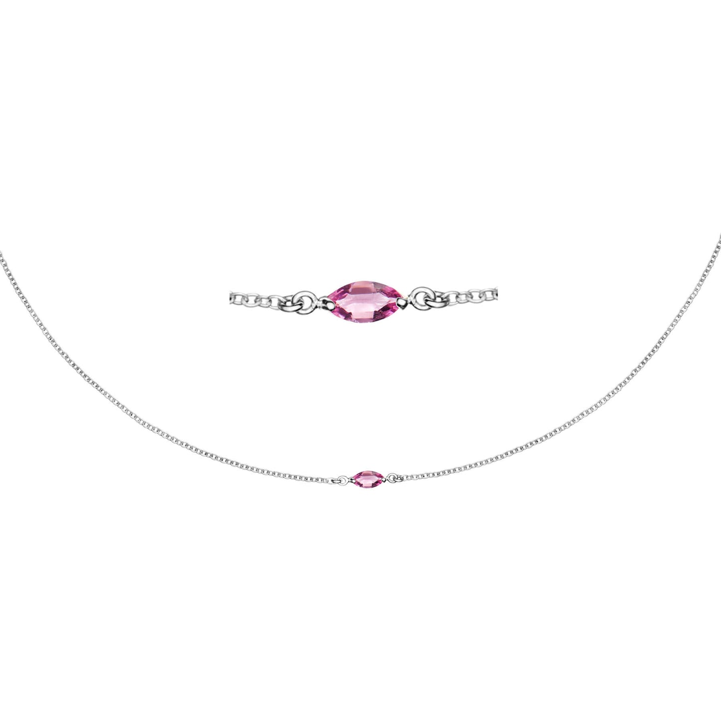 Maya Shine Silver Necklace