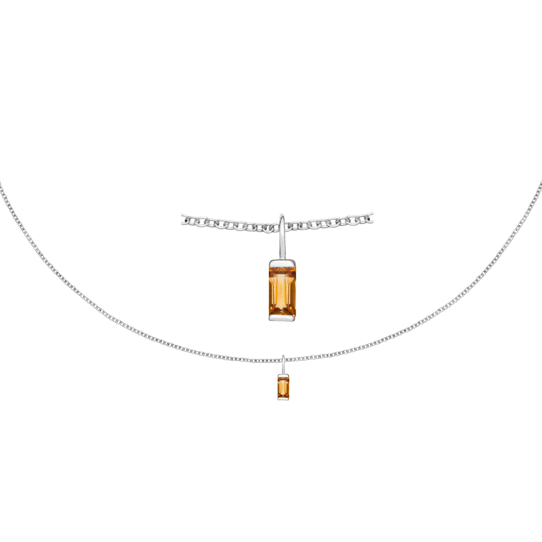 Ria Shine Silver Necklace