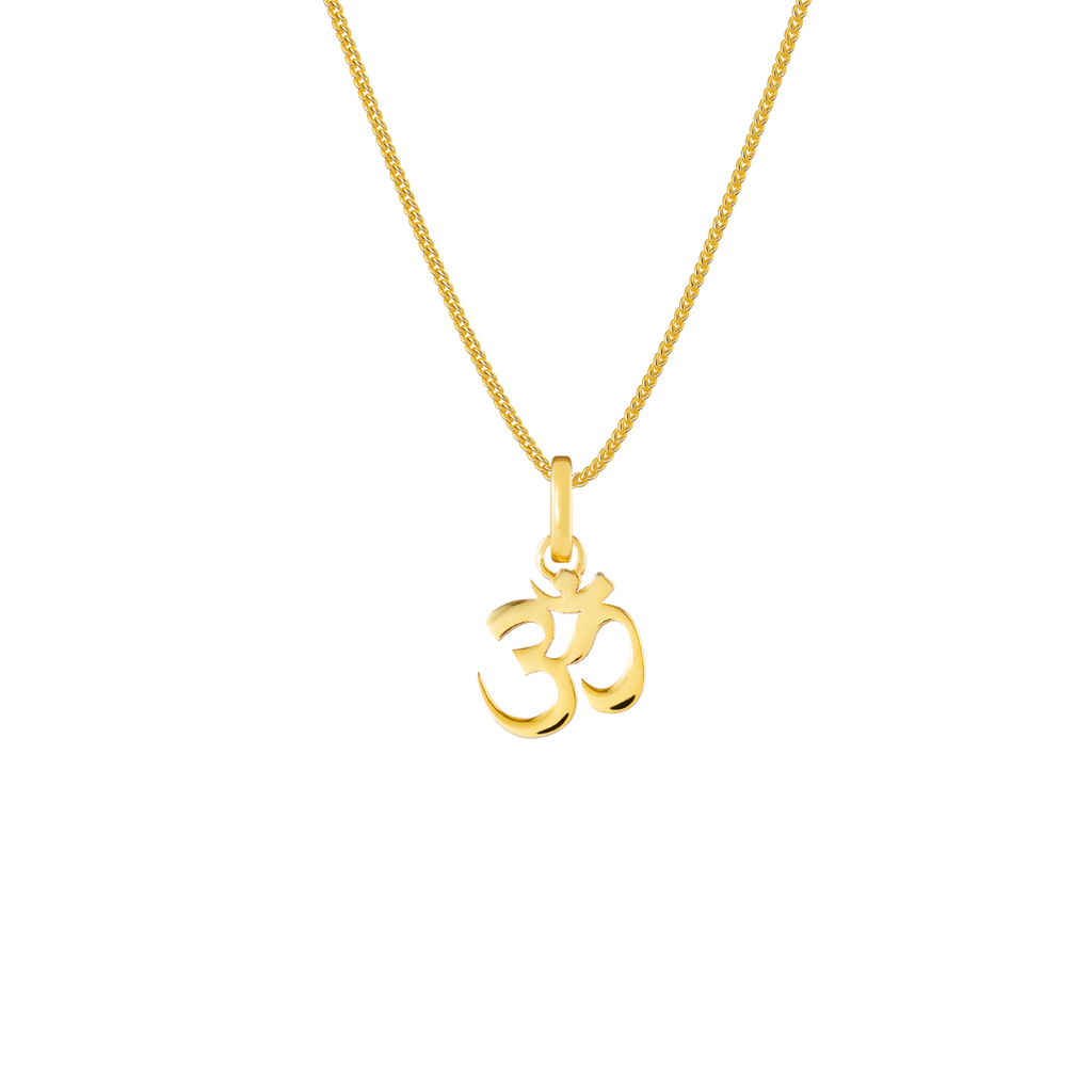 Om Gold Plated Clip Charm