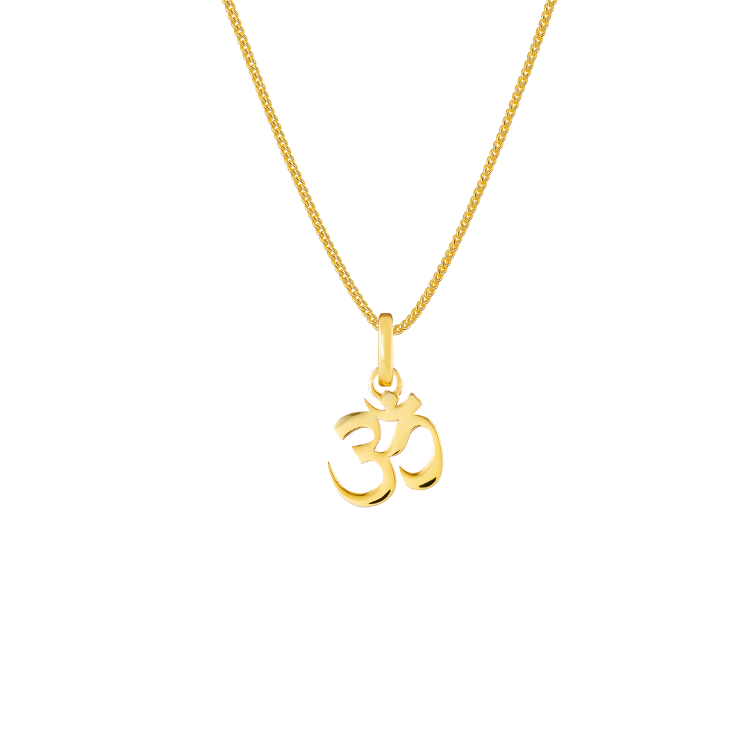 Om Gold Plated Clip Charm