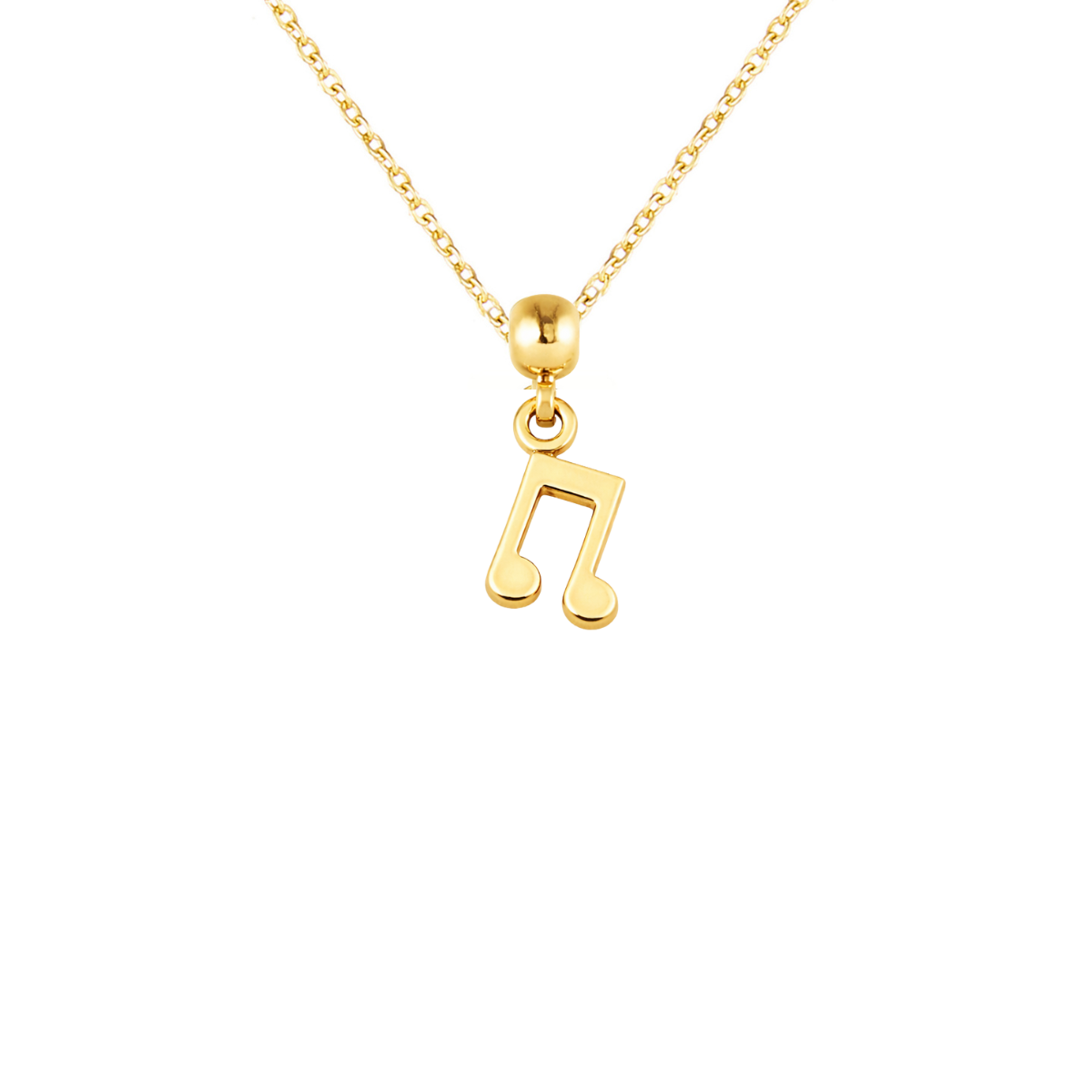 Music Note Gold Plated Charm