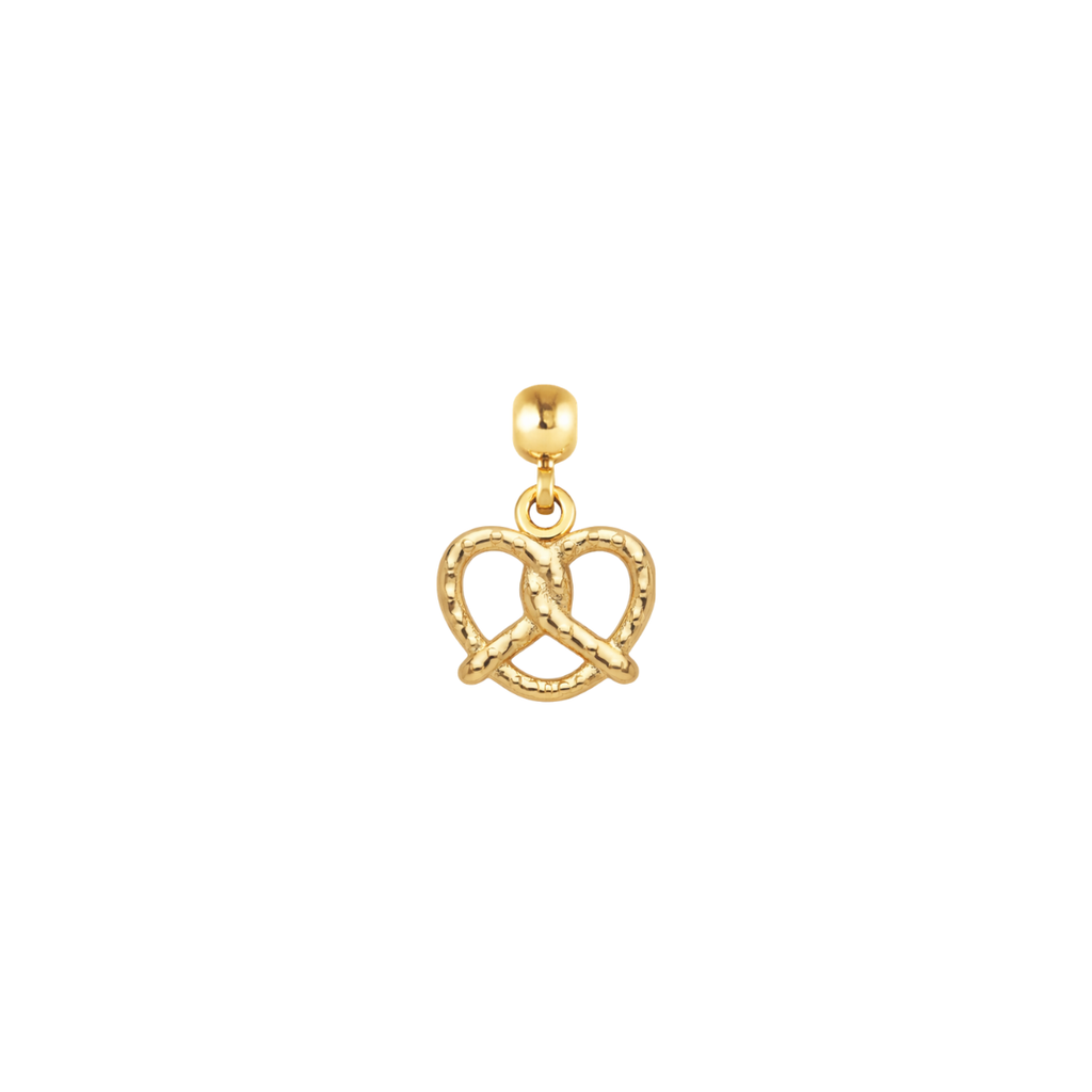 Pretzel Gold Plated Charm