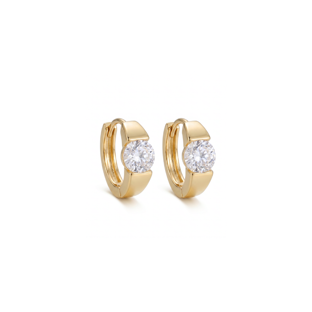 Orbit Gold Plated Hoops