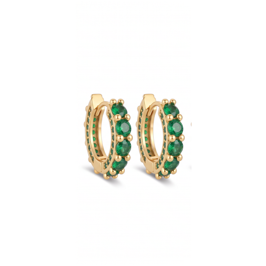 Bijou Pomegranate Hoops