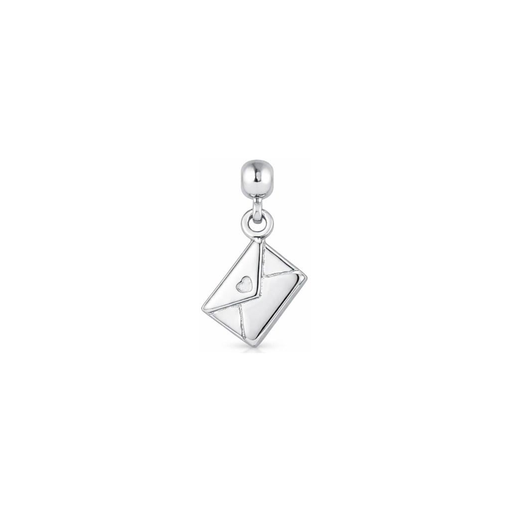 Envelope Silver Charm