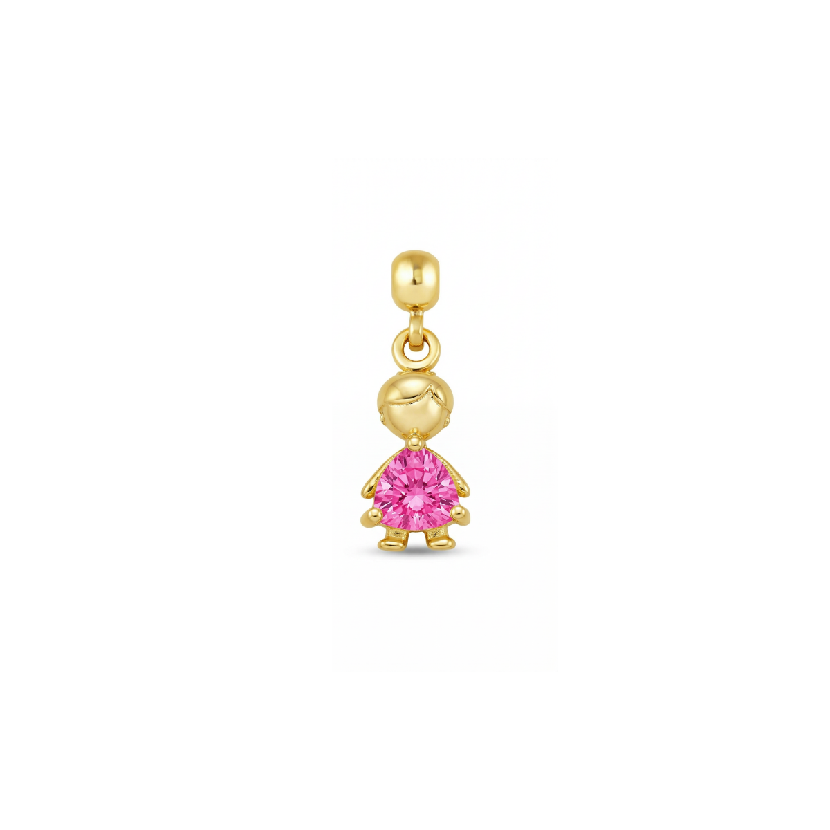 Boy Birthstone 9ct Gold Charm