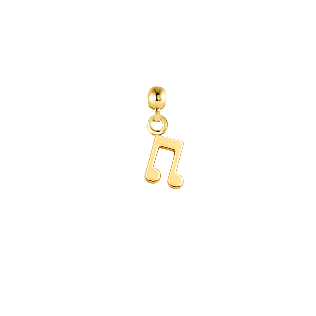 Music Note Gold Plated Charm