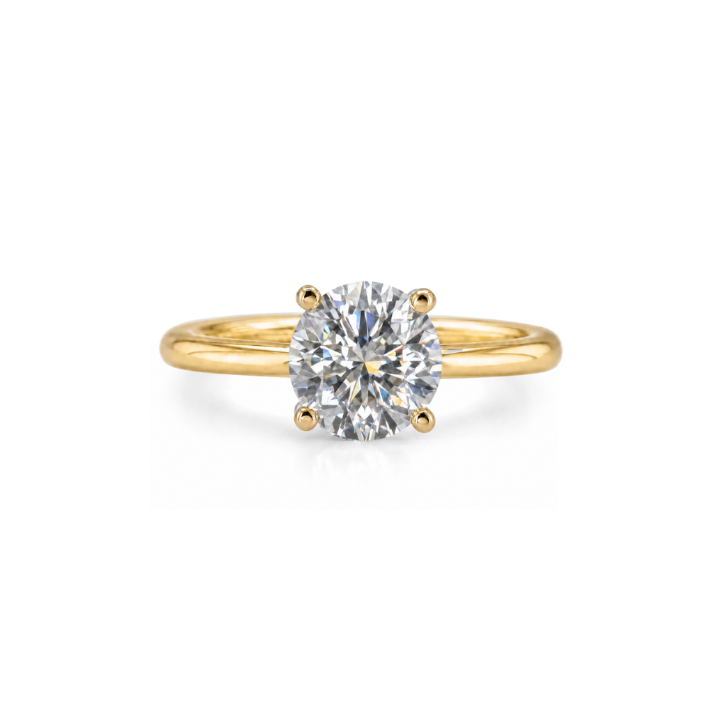 Round Solitaire Engagement Ring