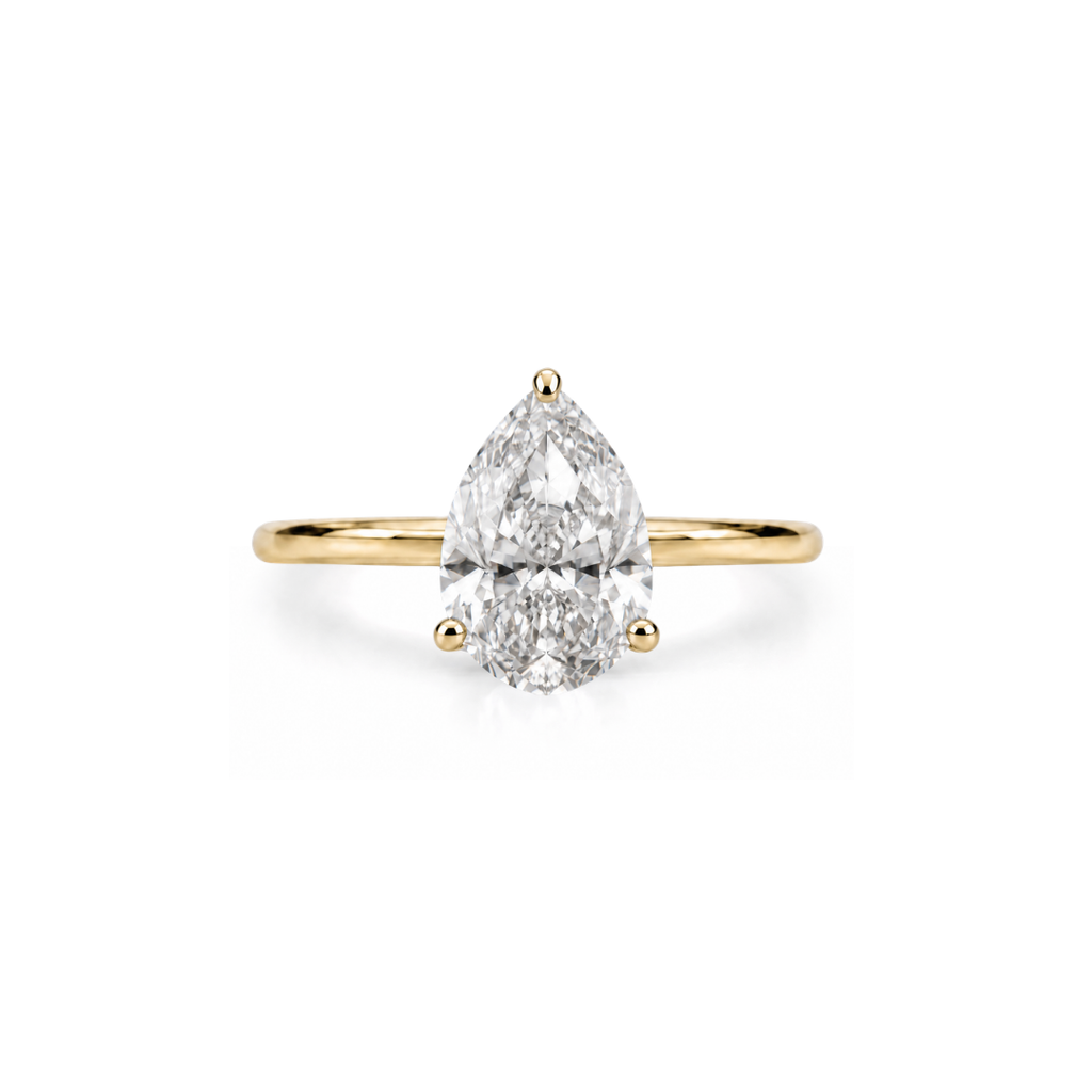 Pear Solitaire Engagement Ring