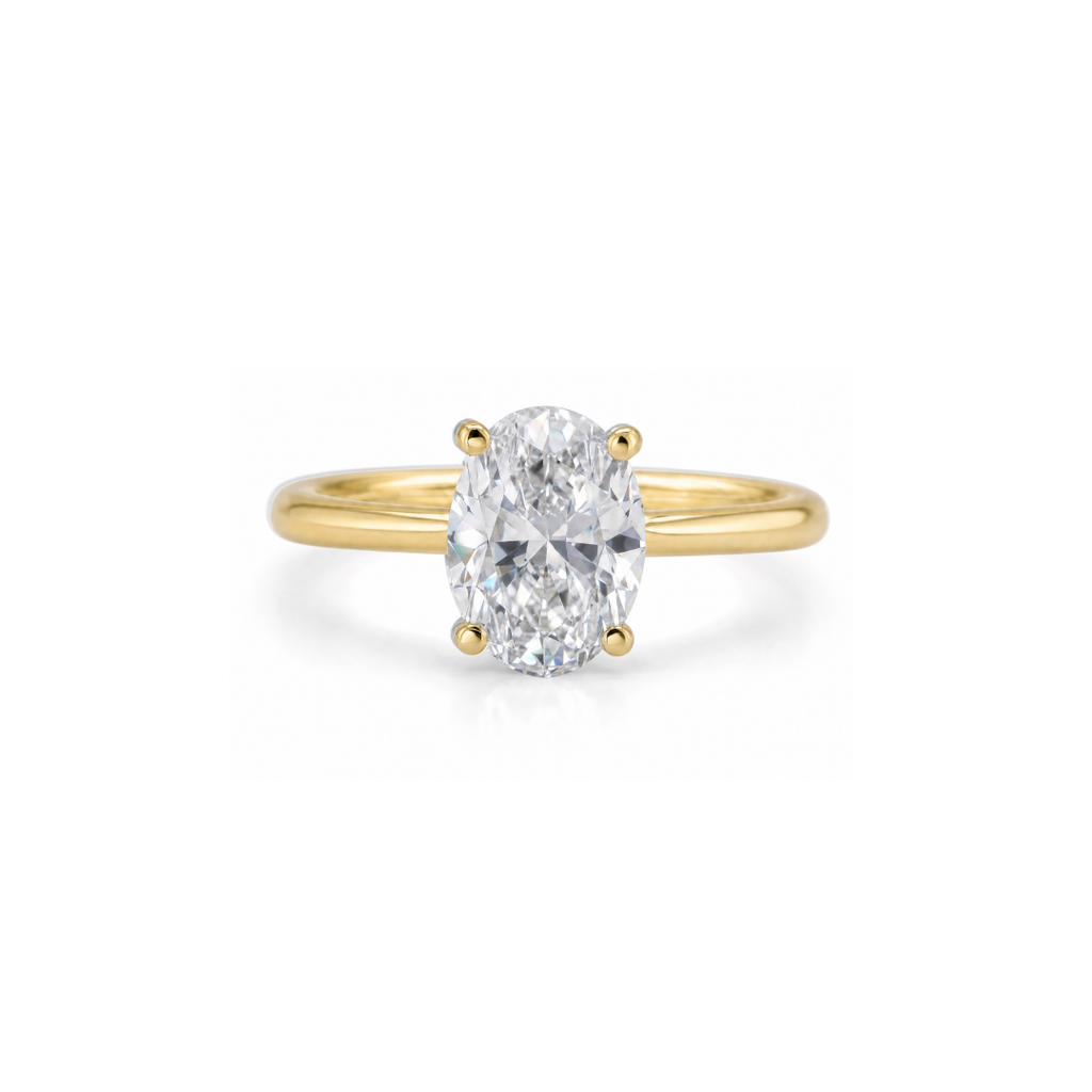 Oval Solitaire Engagement Ring