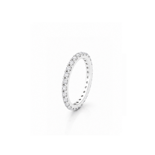1.7mm Moissanite Full Eternity Band
